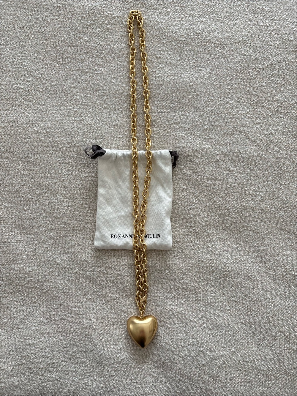 Roxanne Assoulin Gold Heart Charm Necklace
